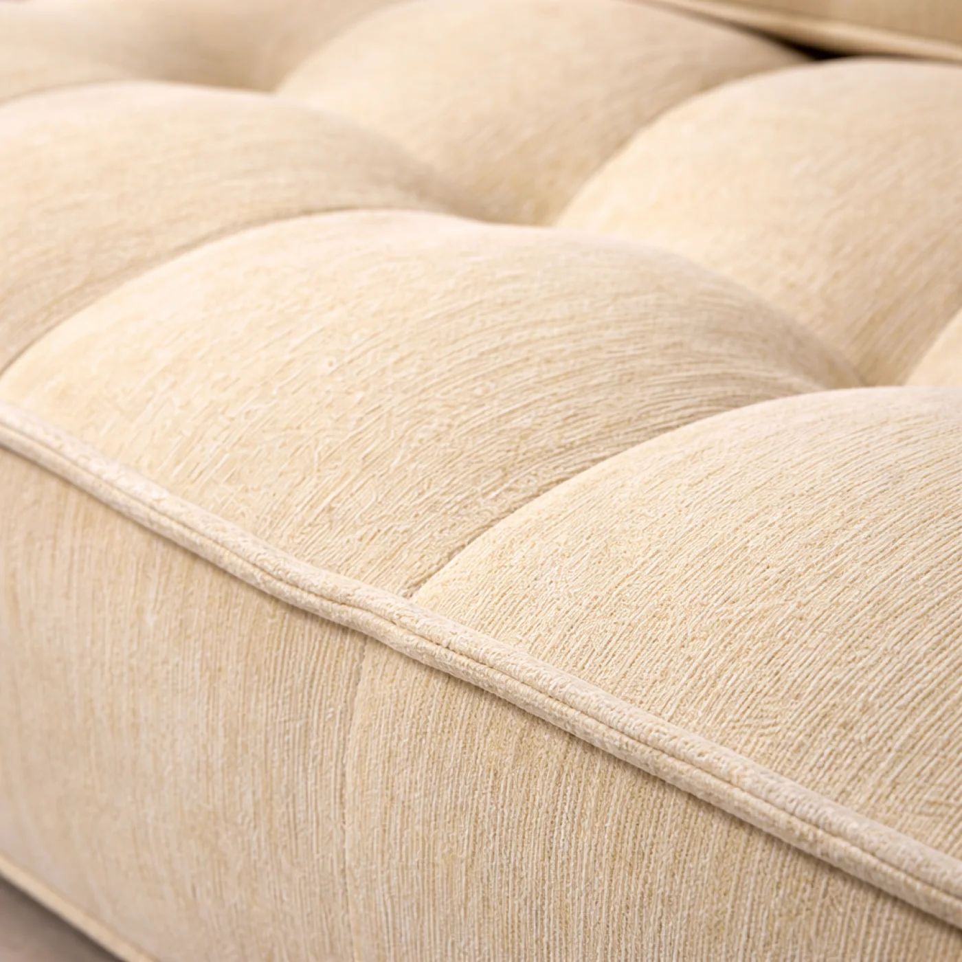 Modular Luxe 3-Seater Sofa – Cream Beige