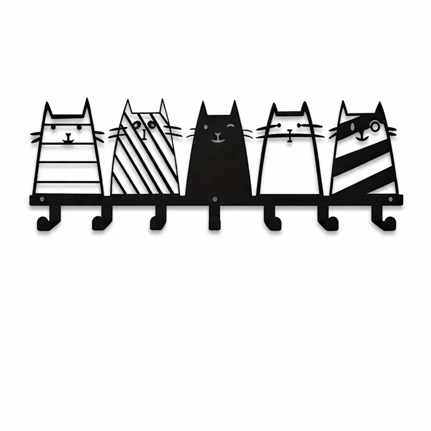 Ruff Decor WhimsiCat Wall Key Holder