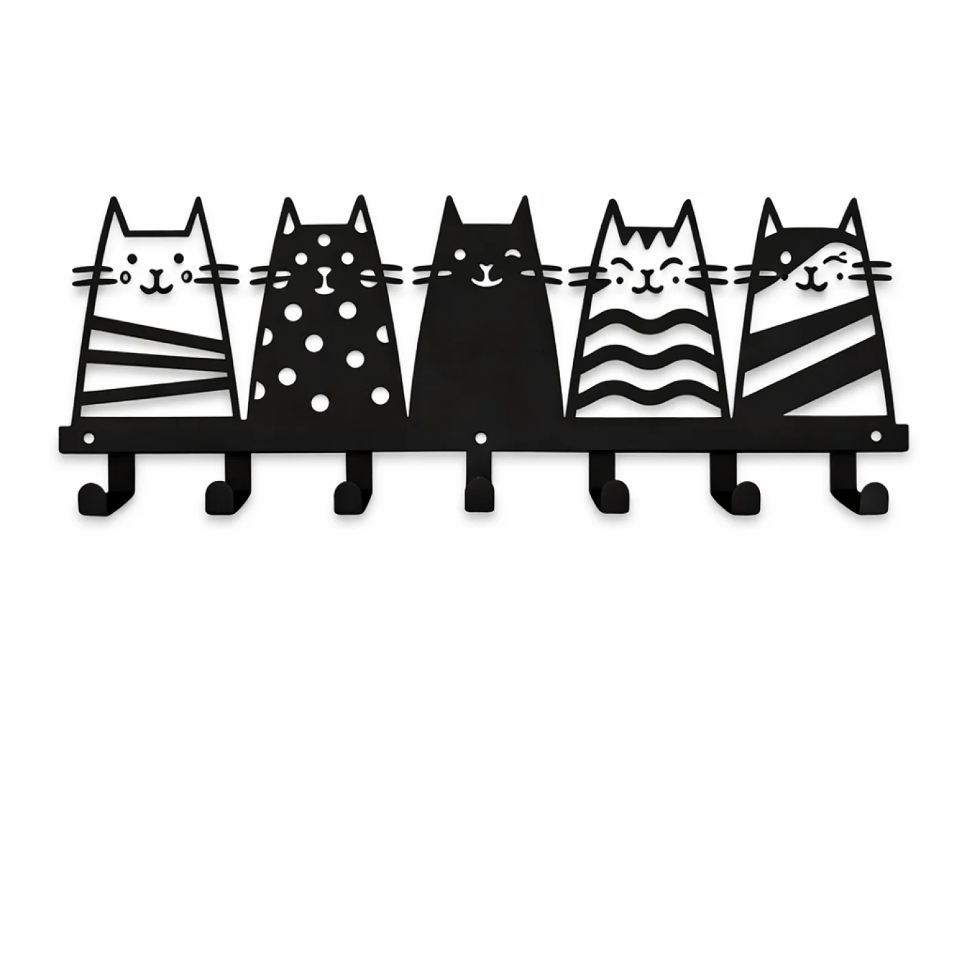 Ruff Decor WhimsiCat Wall Key Holder